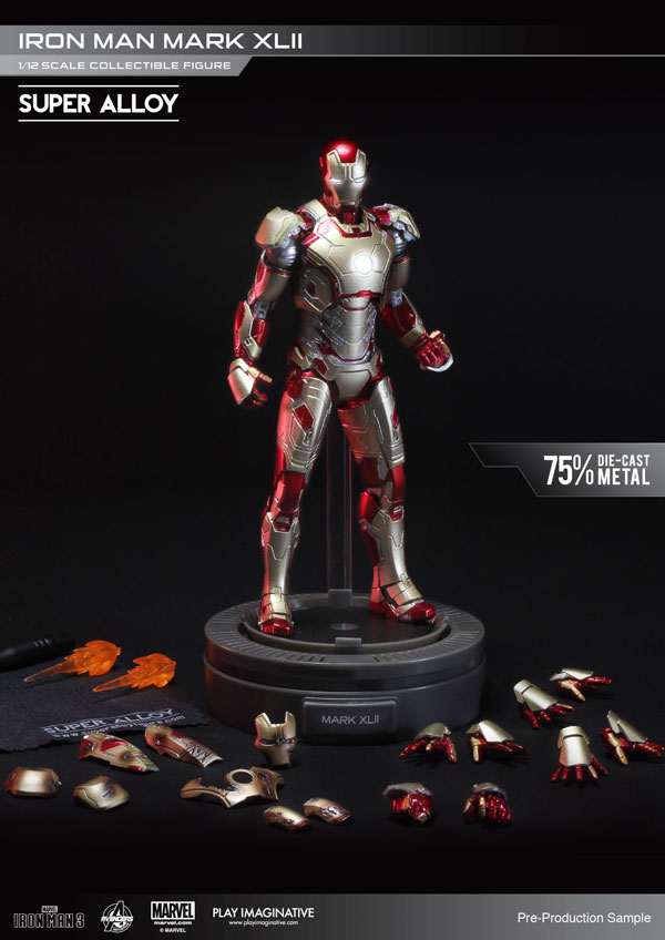Super Alloy 1/12 Scale Iron Man MK 42 