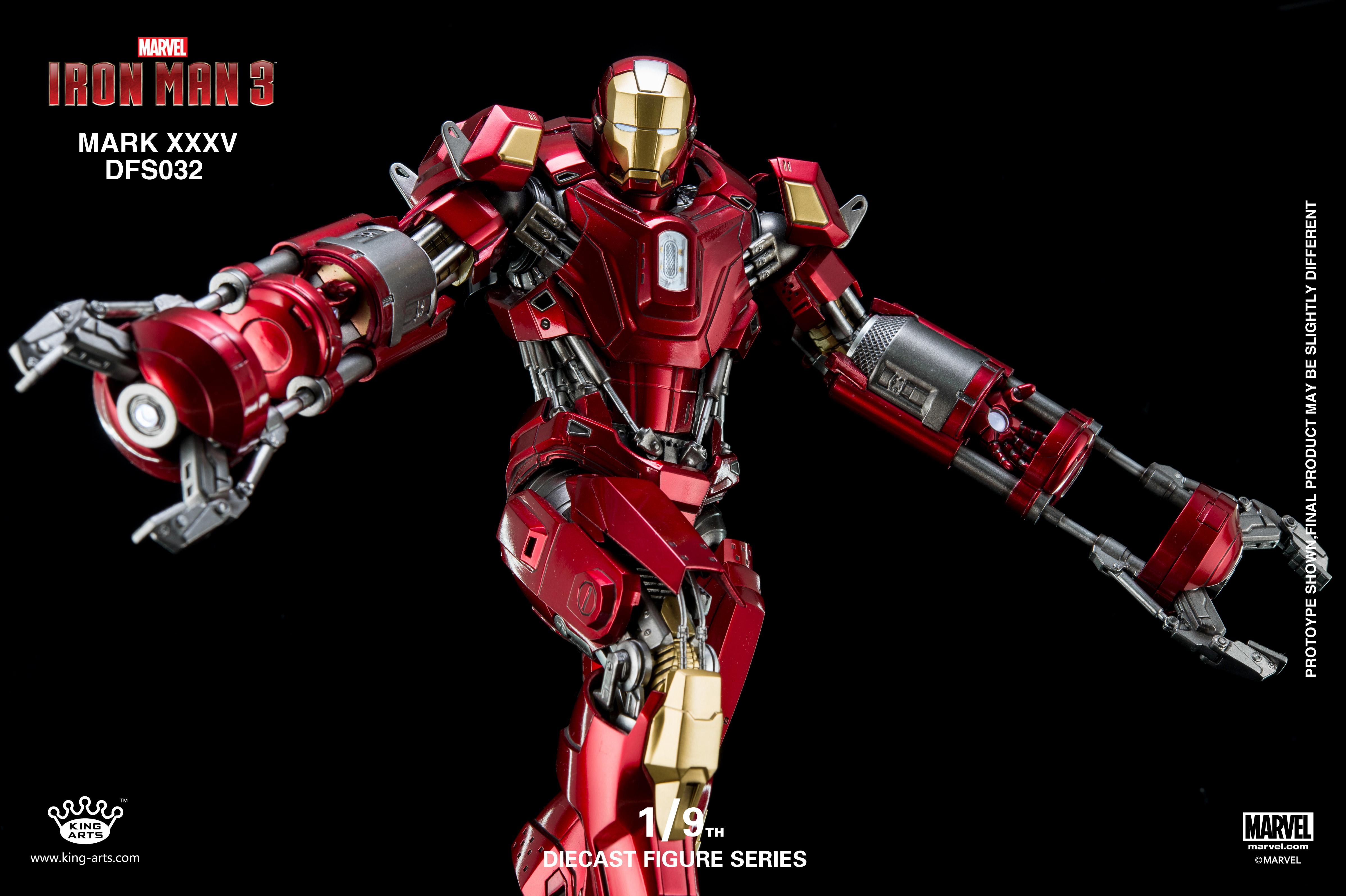 Dfs032 Iron Man Mark 35 Red Snapper Theherotoys