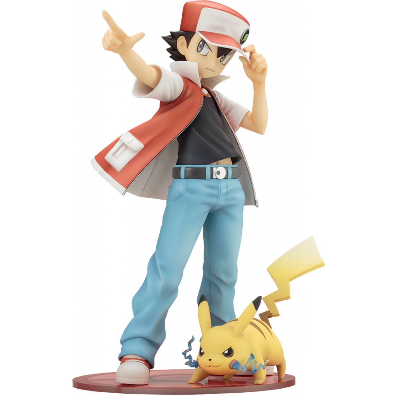 Artfx J Statue Pokemon Red With Pikachu Theherotoys