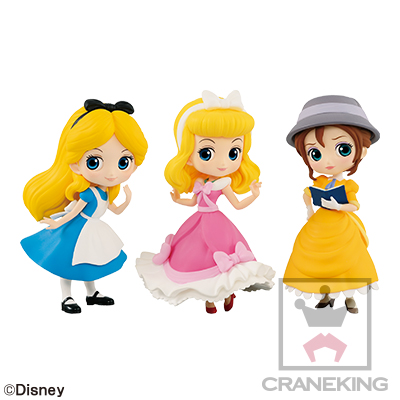 Disney Characters Q Posket Petit Alice Cinderella Jane Theherotoys