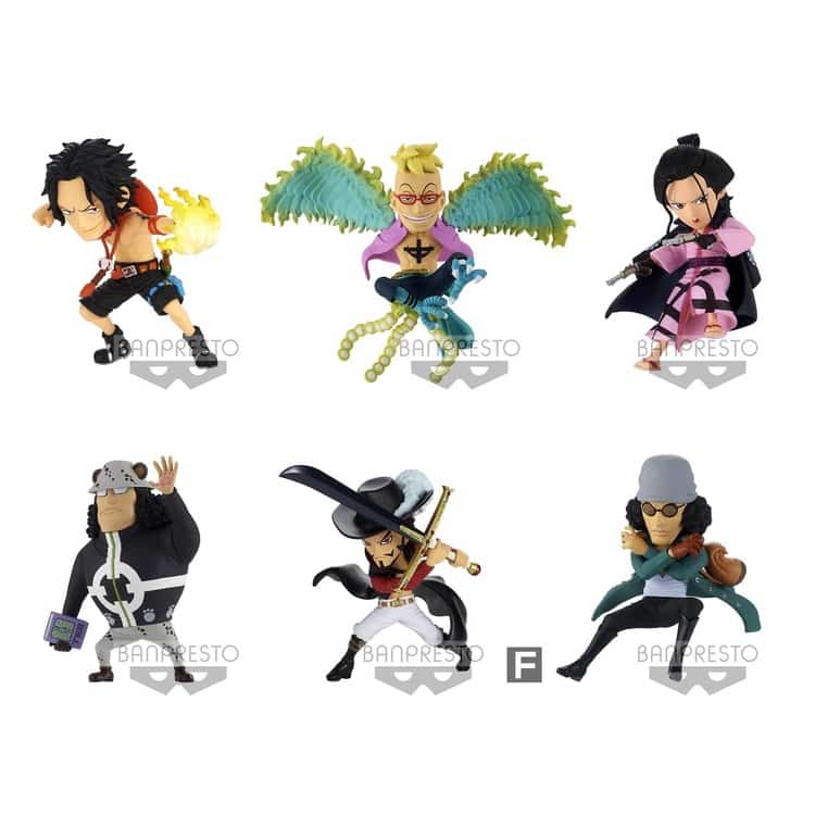 ONE PIECE World Collectable Figure Revolutionary Army set of 3  Dragon/Sabo/Molly