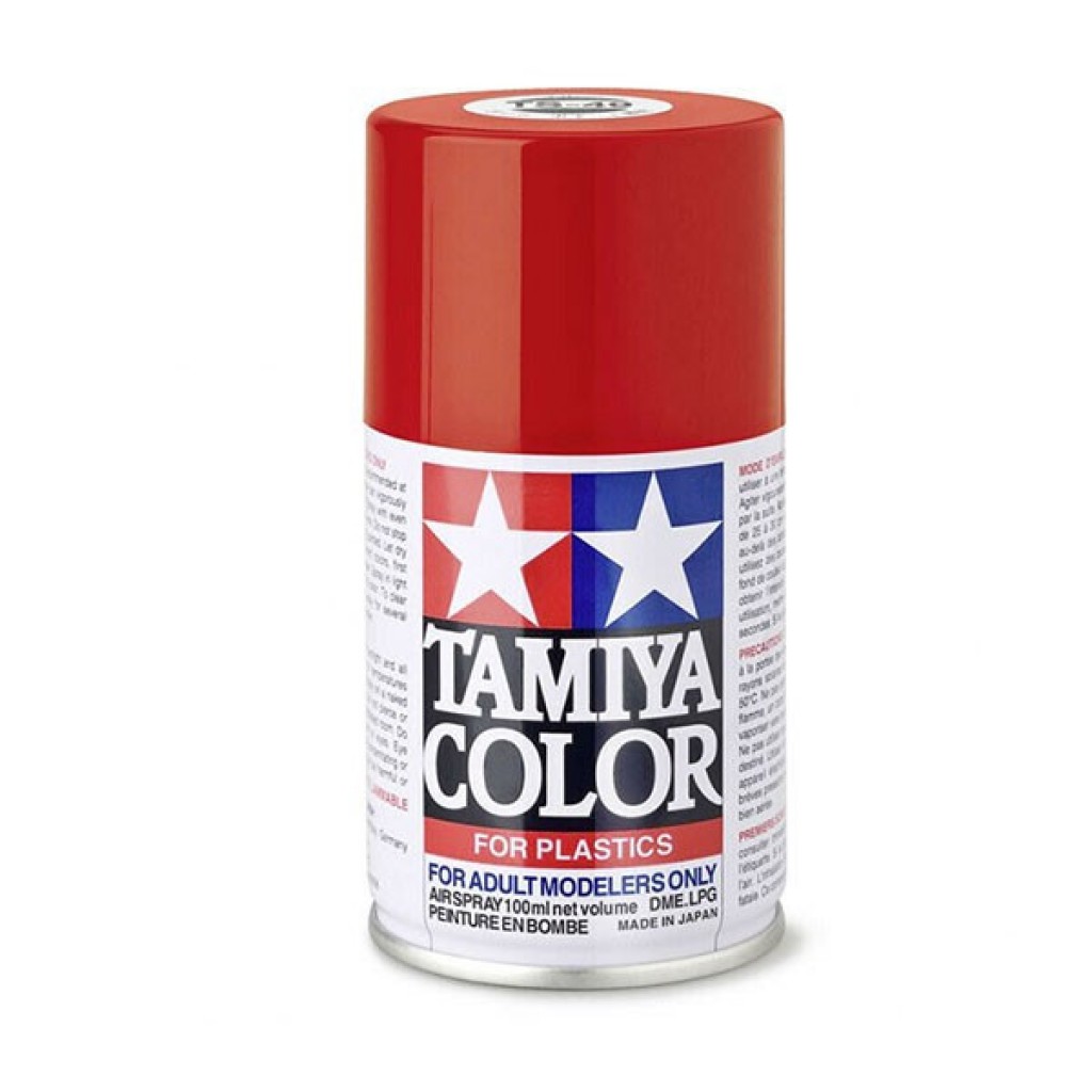 Tamiya Color Spray Paints No 49 TS 49 Bright Red TheHerotoys