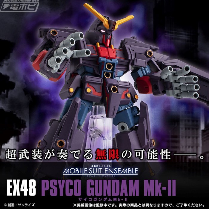 Mobile Suit Ensemble Ex48 Psycho Gundam Mk Ii Theherotoys